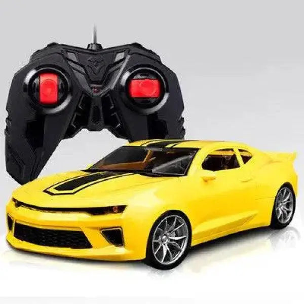 Yellow Chevrolet Camaro fast RC car for thrilling races and remote control racing