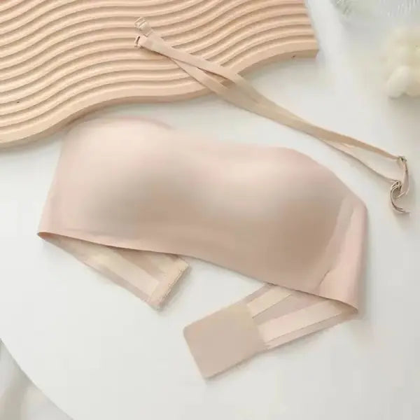 Female Sexy Lingerie Seamless Bralette Item Non Slip Push Up Style - Pink / One Size / M