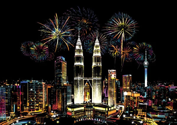 Fireworks Art Kit featuring Iconic Cities and Landmarks Worldwide - Himpall