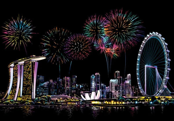 Fireworks Art Kit featuring Iconic Cities and Landmarks Worldwide - Himpall