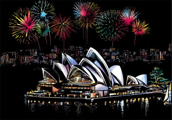 Fireworks Art Kit featuring Iconic Cities and Landmarks Worldwide - Himpall
