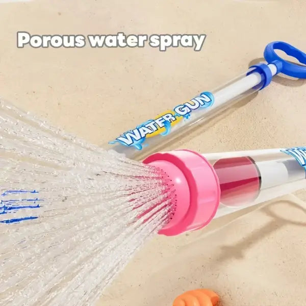 Fireworks Spray Water Pull-Back Toy Gun Summer Outdoor Splash Games