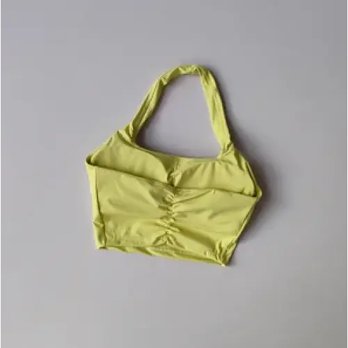 Fitness Bra Workout Tops Gym Fitness Sports Bras Sexy Athletic Sport Bra Women Backless Gym Yoga Crop Top - JiangYellow