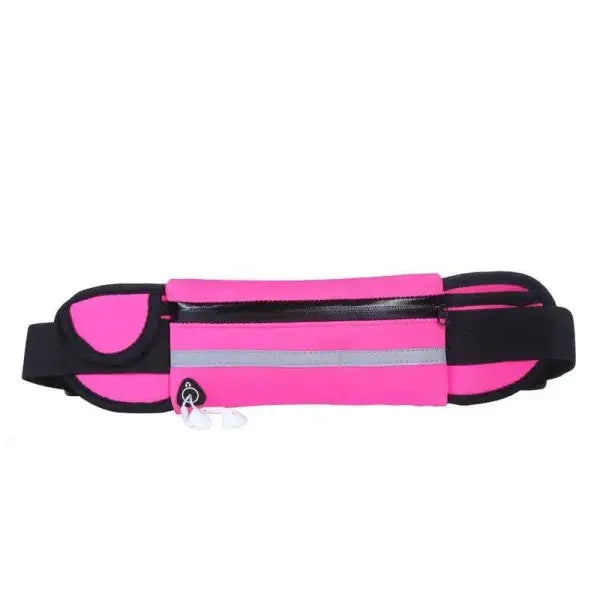 Fitness Waist Bag for Active Lifestyles and Secure Running - Rose red - Jogging Belt
