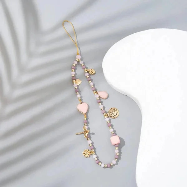 Five-Pointed Star Pendant Acrylic Mobile Phone Chain for Stylish Accessory - Himpall