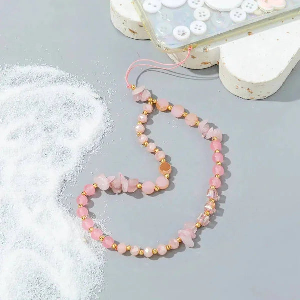 Five-Pointed Star Pendant Acrylic Mobile Phone Chain for Stylish Accessory - Himpall