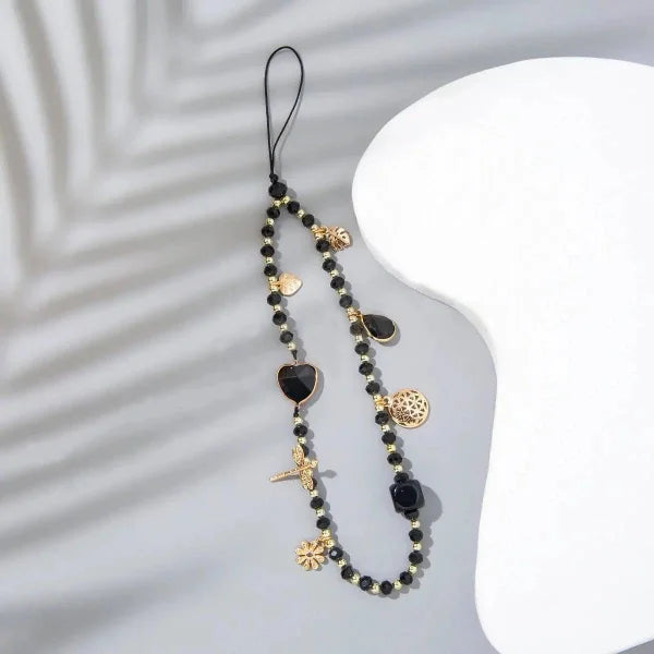 Five-Pointed Star Pendant Acrylic Mobile Phone Chain for Stylish Accessory - Himpall