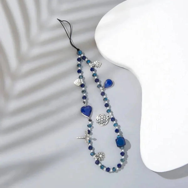 Five-Pointed Star Pendant Acrylic Mobile Phone Chain for Stylish Accessory - Himpall