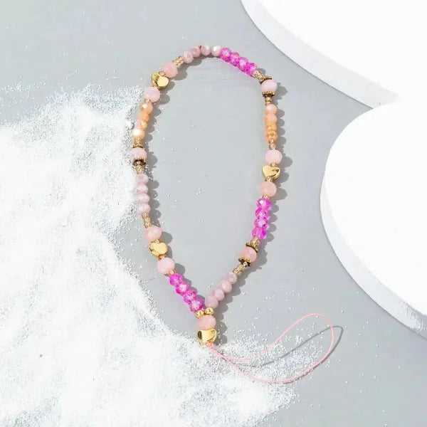 Five-Pointed Star Pendant Acrylic Mobile Phone Chain for Stylish Accessory - Himpall