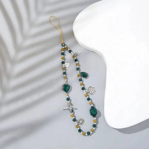 Five-Pointed Star Pendant Acrylic Mobile Phone Chain for Stylish Accessory - Himpall