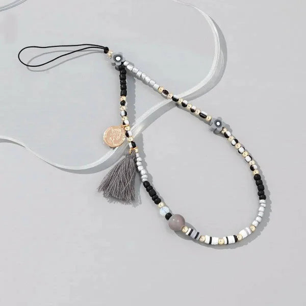 Five-Pointed Star Pendant Acrylic Mobile Phone Chain for Stylish Accessory - Himpall