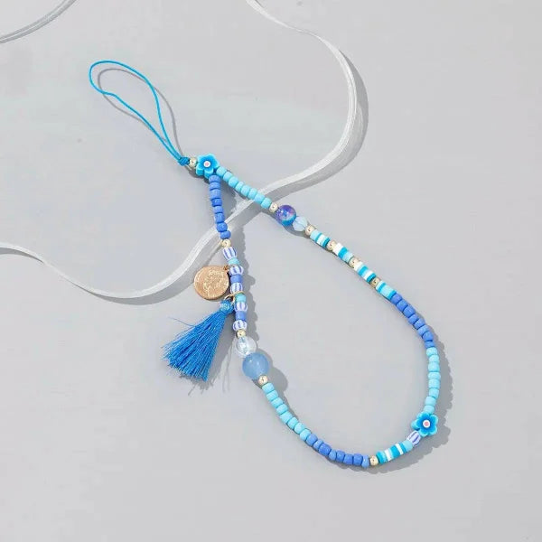 Five-Pointed Star Pendant Acrylic Mobile Phone Chain for Stylish Accessory - Himpall