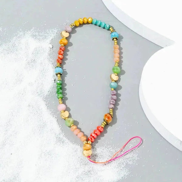 Five-Pointed Star Pendant Acrylic Mobile Phone Chain for Stylish Accessory - Himpall