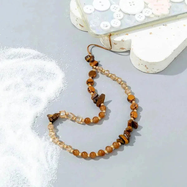 Five-Pointed Star Pendant Acrylic Mobile Phone Chain for Stylish Accessory - Himpall