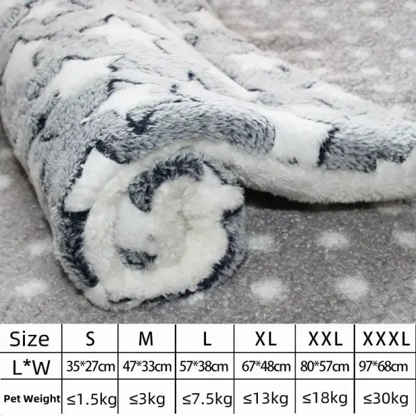 Flannel Pet Mat Dog Bed Cat Bed Thicken Sleeping Mat Dog Blanket Mat For Puppy Kitten Pet Dog Bed for Small Large Dogs