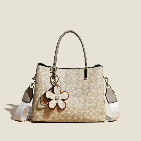Floral Printed Tote Fashionable Shoulder Crossbody Bag for Every Occasion - Himpall