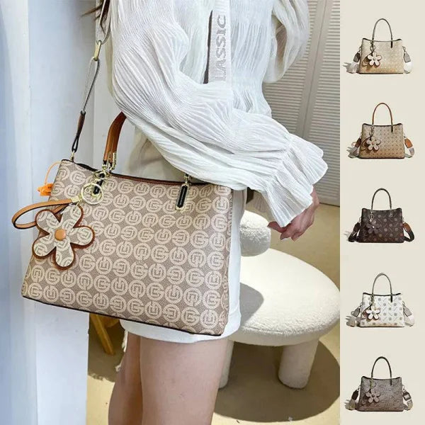 Floral Printed Tote Fashionable Shoulder Crossbody Bag for Every Occasion - Himpall