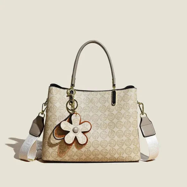 Floral Printed Tote Fashionable Shoulder Crossbody Bag for Every Occasion - Himpall