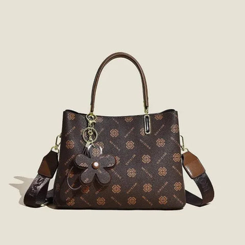 Floral Printed Tote Fashionable Shoulder Crossbody Bag for Every Occasion - Himpall