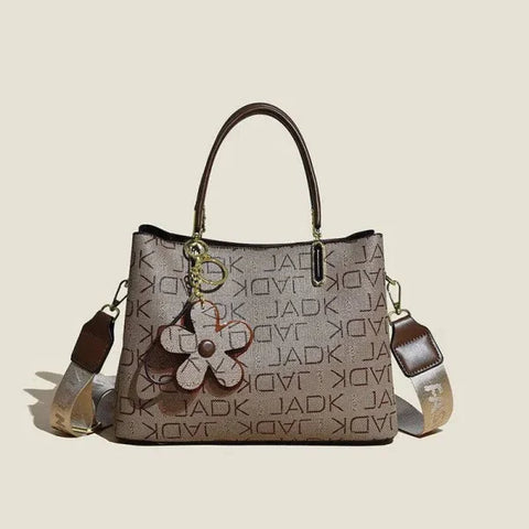 Floral Printed Tote Fashionable Shoulder Crossbody Bag for Every Occasion - Himpall