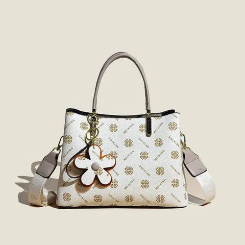 Floral Printed Tote Fashionable Shoulder Crossbody Bag for Every Occasion - Himpall