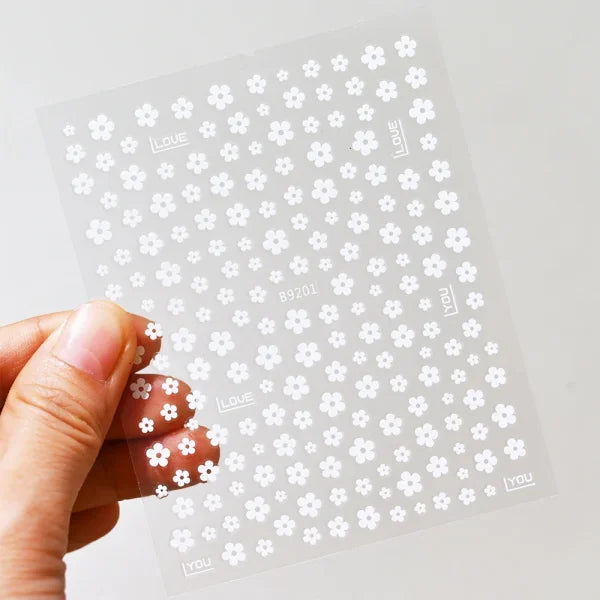 Floral Self-Adhesive Sticker for Women's Fashion and Artificial Nails - Himpall