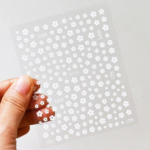 Floral Self-Adhesive Sticker for Women's Fashion and Artificial Nails - Himpall
