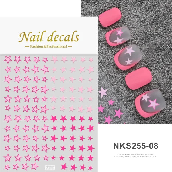 Floral Self-Adhesive Sticker for Women's Fashion and Artificial Nails - Himpall