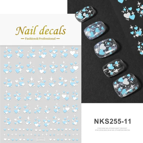 Floral Self-Adhesive Sticker for Women's Fashion and Artificial Nails - Himpall