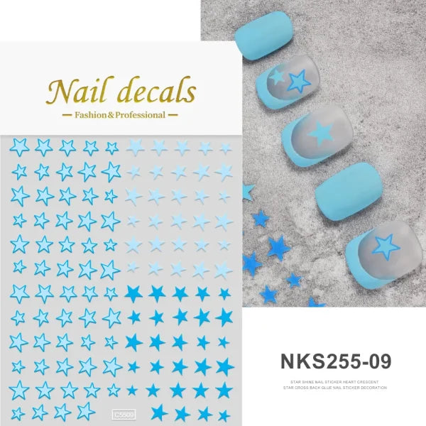 Floral Self-Adhesive Sticker for Women's Fashion and Artificial Nails - Himpall