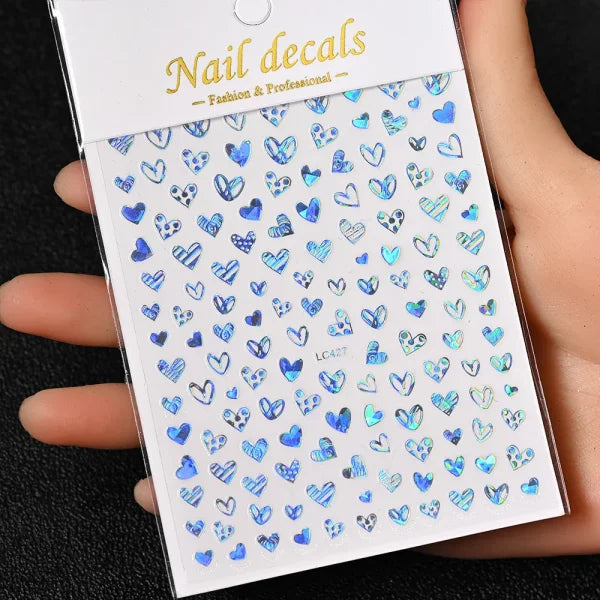 Floral Self-Adhesive Sticker for Women's Fashion and Artificial Nails - Himpall