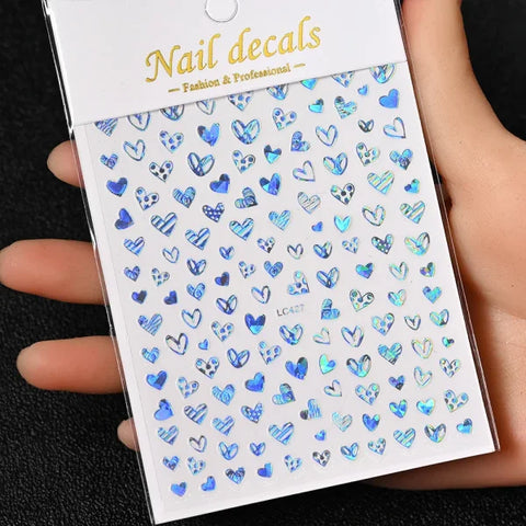 Floral Self-Adhesive Sticker for Women's Fashion and Artificial Nails - Himpall