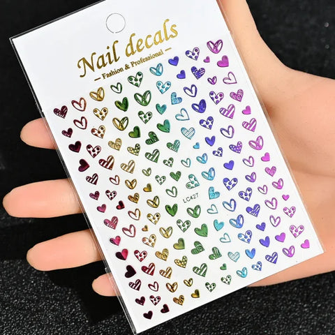 Floral Self-Adhesive Sticker for Women's Fashion and Artificial Nails - Himpall