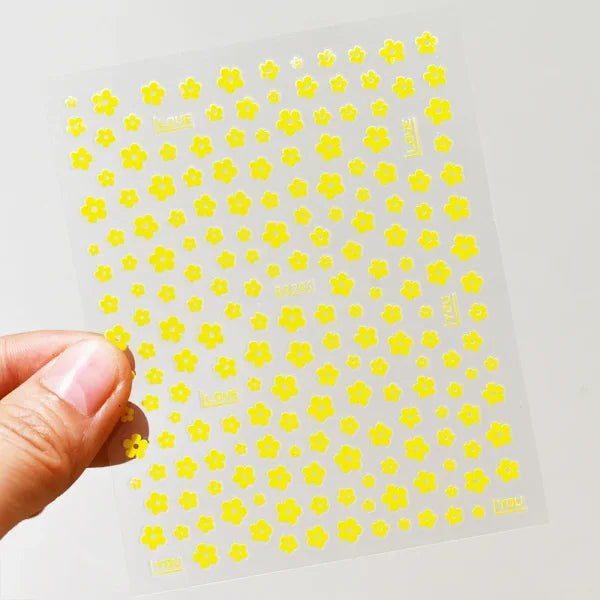 Floral Self-Adhesive Sticker for Women's Fashion and Artificial Nails - Himpall