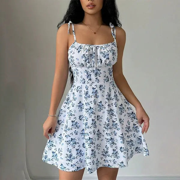 Floral Summer Dress Plus Sizes – Slimming A-Line Casual Wear - None