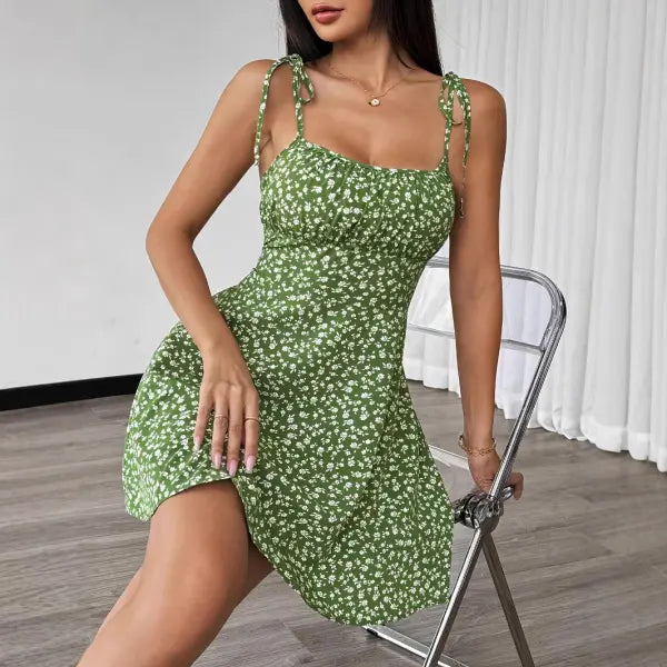 Floral Summer Dress Plus Sizes – Slimming A-Line Casual Wear - None