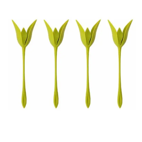 Flower-Shaped Napkin Storage Rack – Decorative Desktop Tissue Holder - 4 Opp Packages Without Tissue
