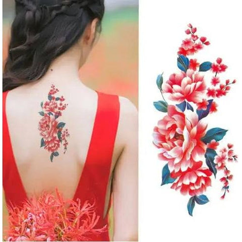 Flower tattoo sticker - 9013