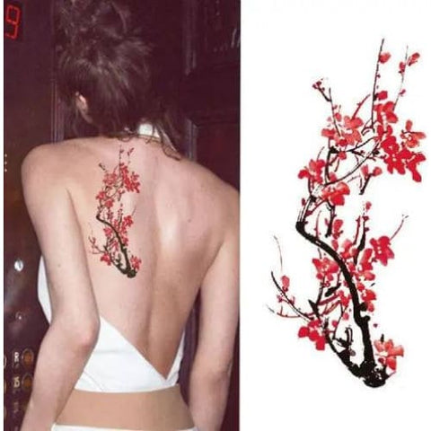 Flower tattoo sticker - 9014