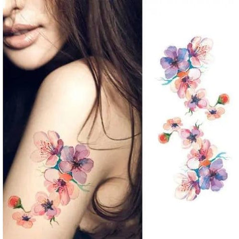 Flower tattoo sticker - 9015