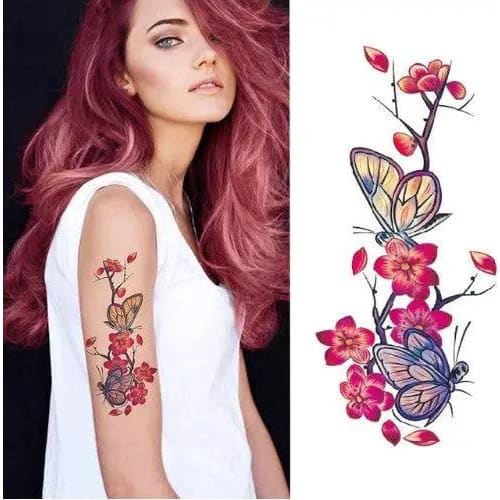 Flower tattoo sticker - 9016