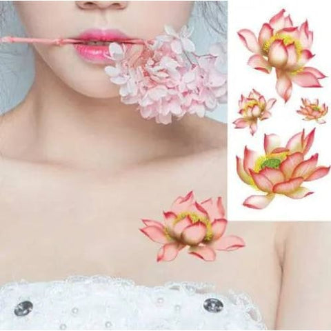 Flower tattoo sticker - 9017