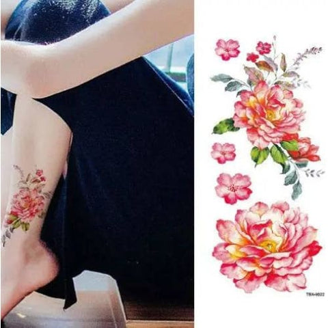 Flower tattoo sticker - 9022