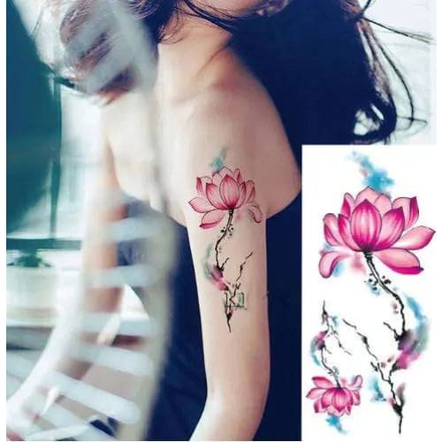 Flower tattoo sticker - 9024