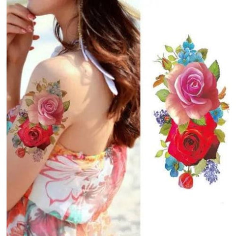 Flower tattoo sticker - 9026