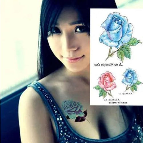 Flower tattoo sticker - 9028