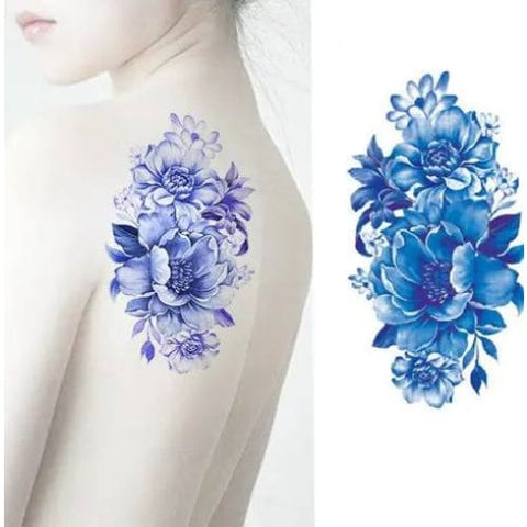 Flower tattoo sticker - 9034