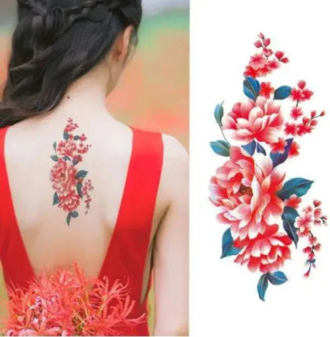 Flower tattoo sticker - 9013
