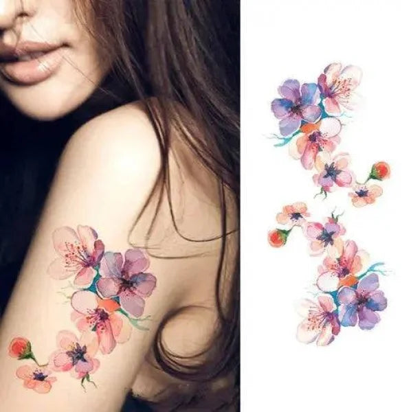 Flower tattoo sticker - 9015