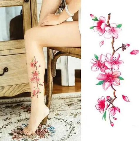 Flower tattoo sticker - 9018